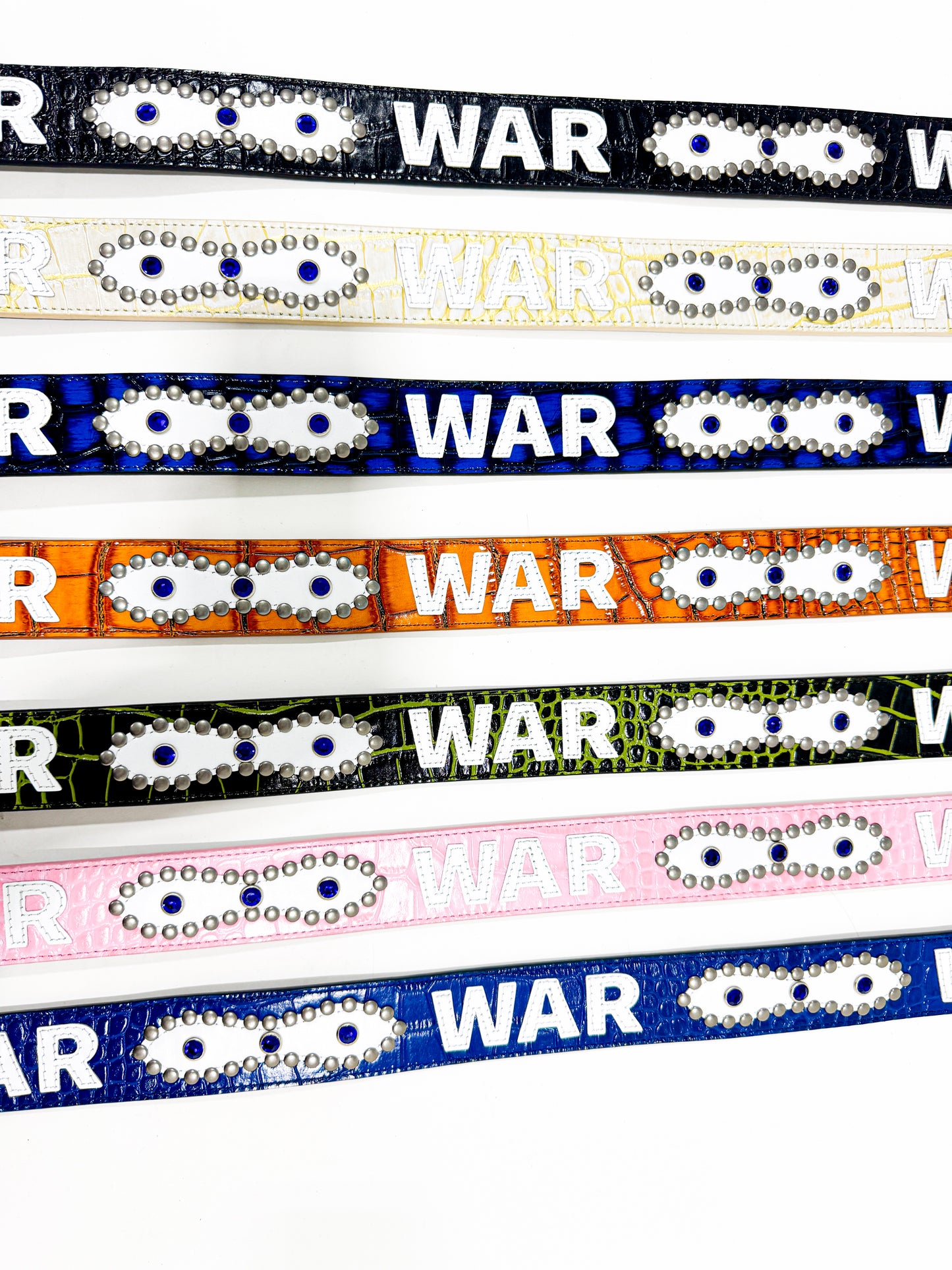 War Belt (White Gator) Pre-order